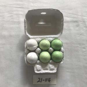 Easter egg color asst. with spot 6pc  21-114/115/116