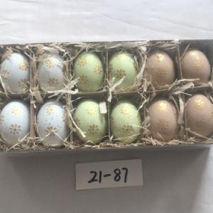 Easter egg with painting 12pc  21-87/88/89/90