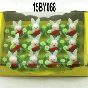 Easter pom pom chick / bunny in nest 15BY068/098