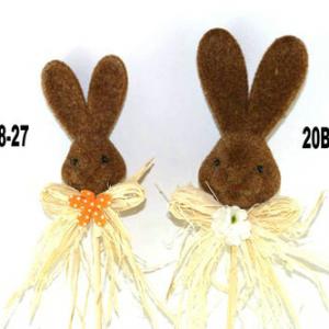 Easter rabbit on 50cm stick 20BS008-27/28