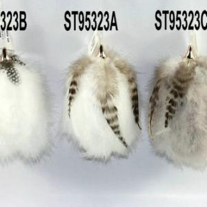 Feather ball with string ST95323