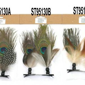 Feather with clip S/2 ST94130A/B/C