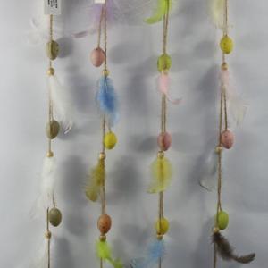 Feather with egg hanging ornament ST95145