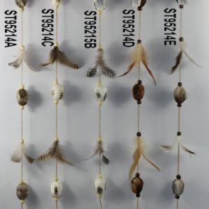 Feather with egg hanging ornament ST95214