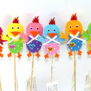 Felt duck with stick 12BS177-43