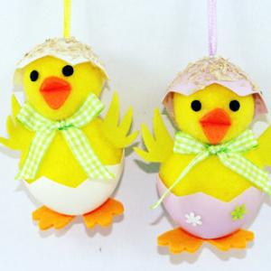 Pom pom hanging easter duck 15BY228A2-1B