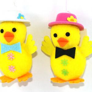 Pom pom hanging easter duck 15BY228A3-1B