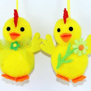 Pom pom hanging easter duck 15BY228A4-1B