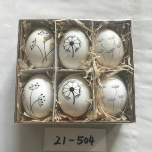 Real chick egg with painting 21-504/505/506