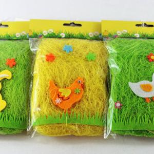 Sisal with felt decoration